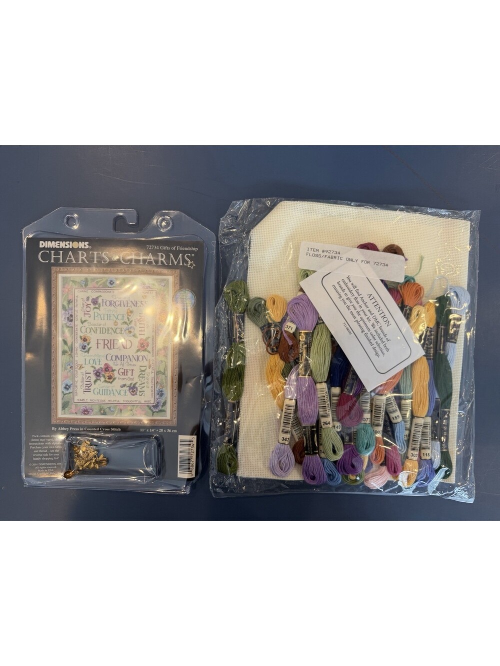 Dimensions Charts & Charms Gifts Of Friendship Count Cross Stitch Kit W/Floss Et